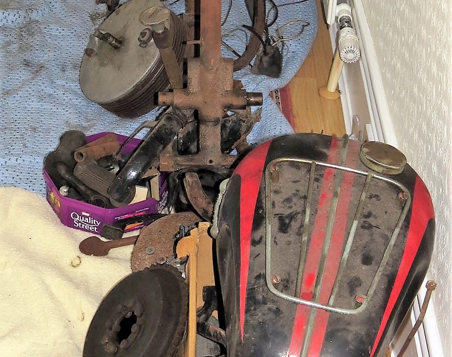 1959 Triumph Tiger before