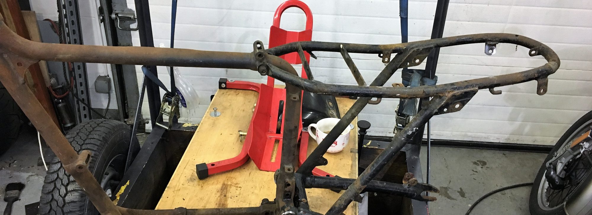 1959 Triumph Tiger frame