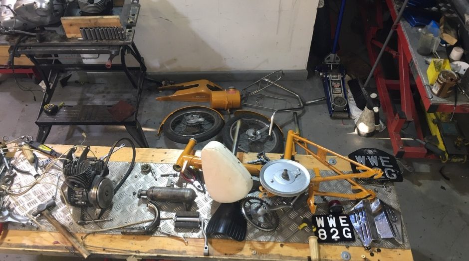 Raleigh Wisp2 disassembled